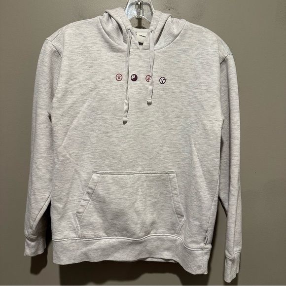 Vans Tops - Vans Hoodie Sweatshirt Womens X Small Gray Skateboarding Surfing Beachy